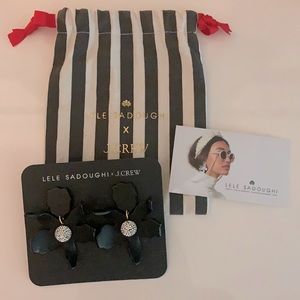 Lele Sadoughi Paper Lily Earrings